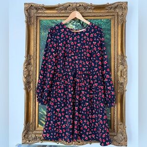 POPSUGAR long sleeve heart dress size L